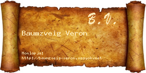 Baumzveig Veron névjegykártya